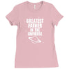 Greatest Father In The Universe Ladies Fitted T-Shirt