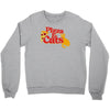 pizza and cats Crewneck Sweatshirt