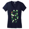 lawn of the dead Women's V-Neck T-Shirt