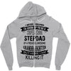 Super Cool Stepdad Of A Freaking Awesome Granddaughter Zipper Hoodie