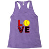 love softball Racerback Tank