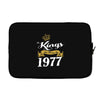 kings are born in 1977 Laptop sleeve