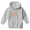 cacing bae senyum Youth Hoodie