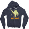 never forget Zipper Hoodie
