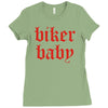 biker baby Ladies Fitted T-Shirt