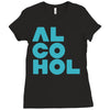alcohol Ladies Fitted T-Shirt
