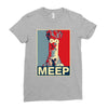beaker meep poster, ideal birthday gift or present Ladies Fitted T-Shirt