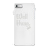 well hung iPhone 7 Case