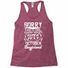 This Girl Is Taken By A Super Sexy October Boyfriend Racerback Tank