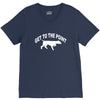 get to the point V-Neck Tee