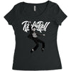 Elvis Presley Rock N Roll Women's Triblend Scoop T-shirt