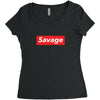 Savage Hypebeast Women's Triblend Scoop T-shirt