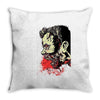 zombie bite Throw Pillow