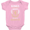 Kings Are Born In August But The Real Kings Are Born On August 15 Baby Onesie