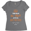 pop the man the myth best pop ever Women's Triblend Scoop T-shirt