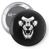 angry lion Pin-back button