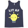 lit af kawaii light bulb Tank Top