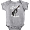 rockin' it old school bass Baby Bodysuit