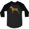 leopard pattern 3/4 Sleeve Shirt