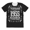 vintage made in 1955 perfectly aged a living legend All Over Women's T-shirt