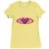 shy girl Ladies Fitted T-Shirt