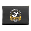 Father and Son Best Friends for Life Accessory Pouches
