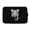 pregnant skeleton baby costume halloween maternity ninja ladies Laptop sleeve