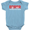 big red brrr - frost football Baby Bodysuit