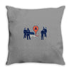 map marker death Throw Pillow