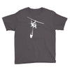 uh 1 huey air attack helicopter vinyl decal fire fighting cdf usfs Youth Tee