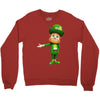 DABBİNG LEPRECHAUN Crewneck Sweatshirt