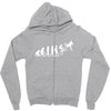 bike evolotions Zipper Hoodie