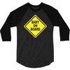 baby on board bumper sticker decal safety cute funny 3/4 Sleeve Shirt