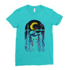 moon visitor Ladies Fitted T-Shirt