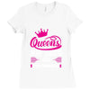 Queens Are Born in September Ladies Fitted T-Shirt