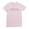 chess heartbeat Ladies Fitted T-Shirt