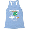 vegetables are what food eats Racerback Tank