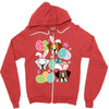 easter boxer Zipper Hoodie