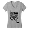 nerdy in a good way Women's V-Neck T-Shirt