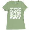 an arrow a day zombie dary Ladies Fitted T-Shirt
