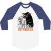This Girl Loves Rottweiler 3/4 Sleeve Shirt