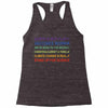 earth is not flat Racerback Tank