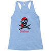 personalized pirate Racerback Tank