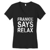 Frankie Says Relax Women's V-Neck T-Shirt