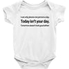 i can only please 1 person a day Baby Bodysuit