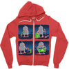 saving the world, one small step at a time Zipper Hoodie