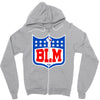 blm! take a knee Zipper Hoodie