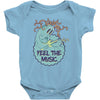 feel the music Baby Bodysuit