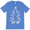 lit af christmas tree T-Shirt