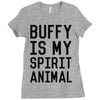 buffy spirit animal Ladies Fitted T-Shirt